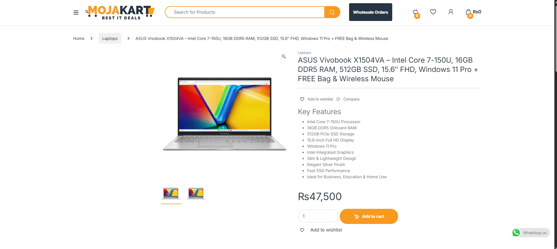 Mojakart — E-Commerce screenshot 1
