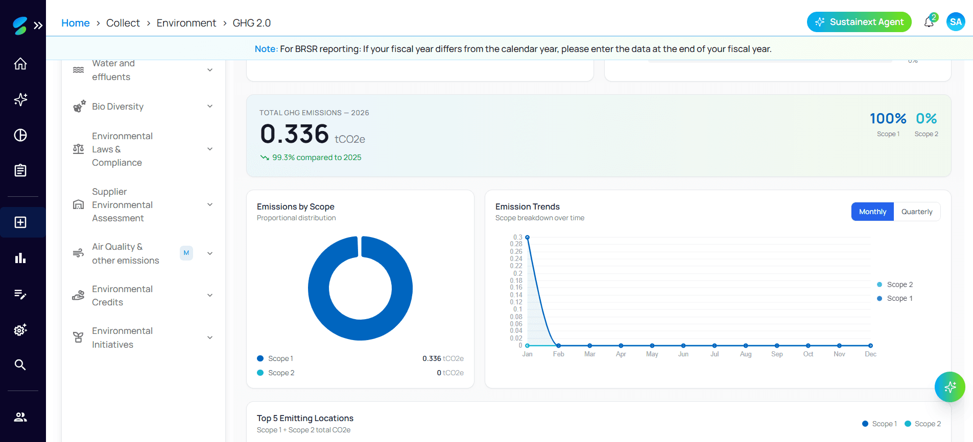 Sustainext — ESG AI Agent & Reporting Platform screenshot 3