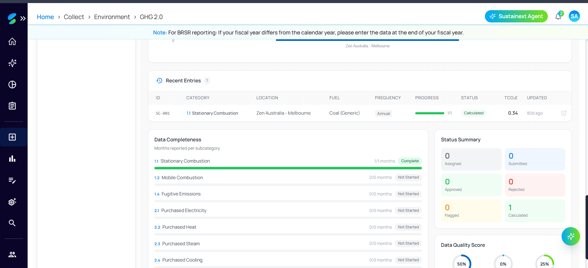 Sustainext — ESG AI Agent & Reporting Platform screenshot 4