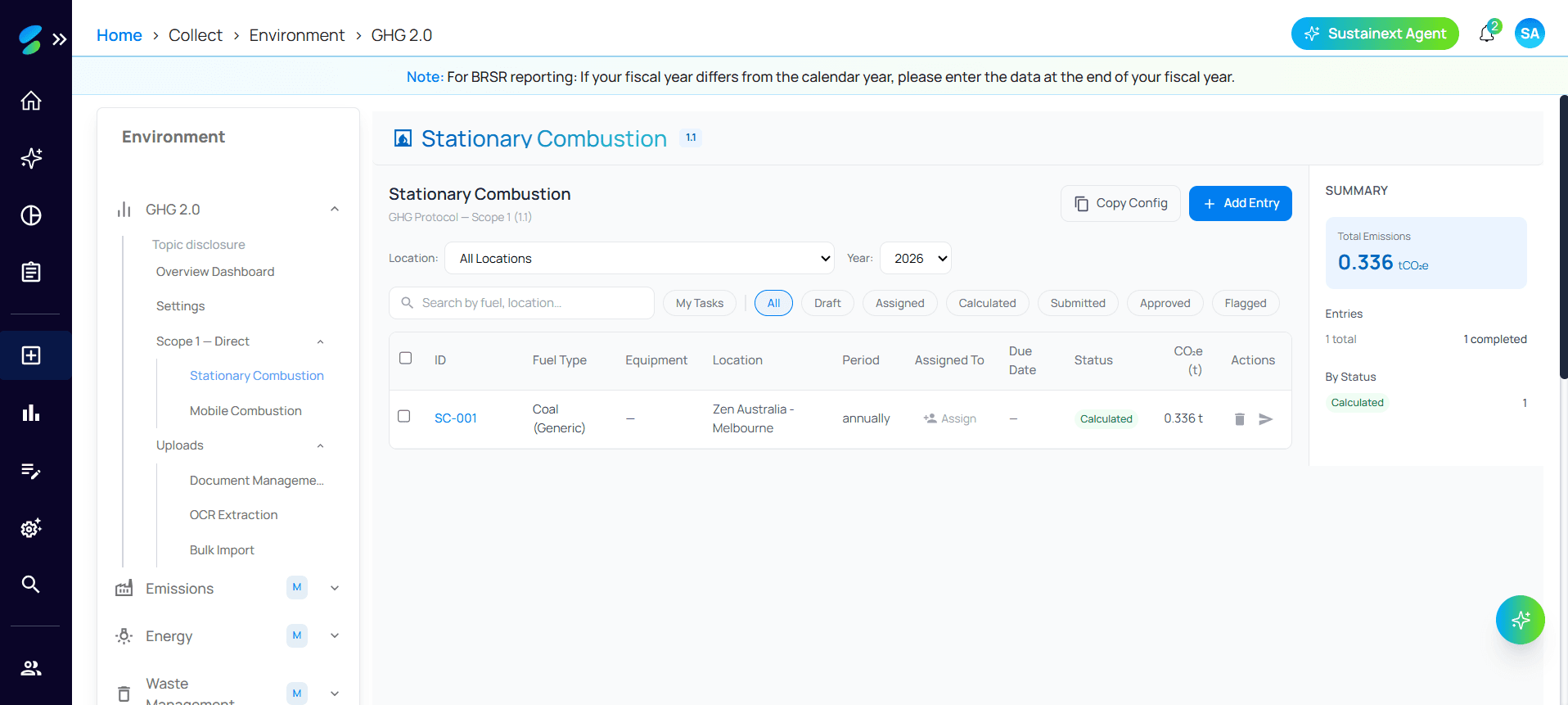 Sustainext — ESG AI Agent & Reporting Platform screenshot 5